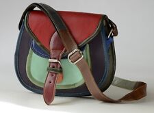 Multicoloured leather saddle for sale  EDINBURGH