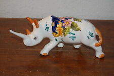 Rinoceronte ceramica deruta usato  Spello