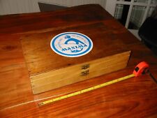 wooden tackle box for sale  PRESTON