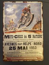 Plaque métal moto d'occasion  Narbonne