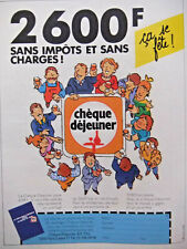 Publicité presse 1984 d'occasion  Compiègne