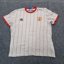 Camiseta Manchester United Hombre XLarge Adidas Pin Algodón Original Camiseta Talla XL, usado segunda mano  Embacar hacia Argentina