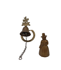 Vintage brass doorbell for sale  RUGBY