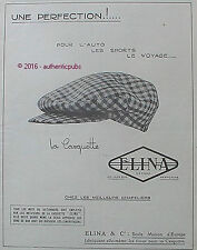Publicite elina casquette d'occasion  Cires-lès-Mello