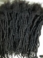 Rastas 100% mechones de cabello humano hechos a mano 10 piezas 6" negro segunda mano  Embacar hacia Argentina