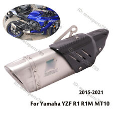 Puntas silenciador de tubo de escape de motocicleta sin cordones para Yamaha YZF-R1 R1M MT-10 2015-21 segunda mano  Embacar hacia Argentina