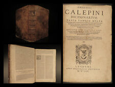 1565 FAMOSO Diccionario Calepino Lenguaje Léxico FOLIO Grabados en madera Aldus Calepinus segunda mano  Embacar hacia Argentina