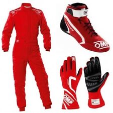 Conjunto de trajes, guantes y zapatos de carreras de karts OMP aprobado por CIK/FIA nivel 2. segunda mano  Embacar hacia Mexico