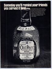 Old Parr Blended Scotch Whisky VOCÊ SERVIU PRIMEIRO 1981 anúncio impresso 8"w x 10"t, usado comprar usado  Enviando para Brazil