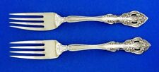 Set of Two 2 Oneida Michelangelo Dinner Forks 7 1/4" USA Mark Heirloom Stainless for sale  Shipping to South Africa