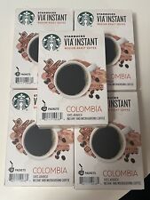 Starbucks Via Instant Coffee Colômbia (5) Caixas (65) Pacotes Melhores por 21/06/24 comprar usado  Enviando para Brazil