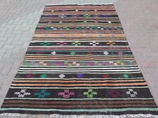Tapete de assoalho de lã turca Kilim, tapetes de área, tapete feito à mão, tribal Kelim 60”x102” comprar usado  Enviando para Brazil