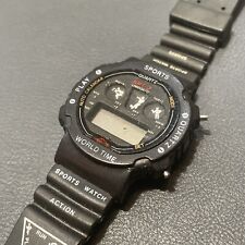 Relógio esportivo feminino digital pulseira preta com fivela, usado comprar usado  Enviando para Brazil