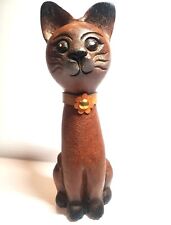 Carved wood cat for sale  Hopewell Junction