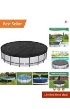 All-Season Waterproof Round Pool Cover - Oxford Fabric - 15 FT. (Open Box), used for sale  Shipping to South Africa