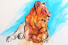 Lion canvas paris for sale  Pleasanton