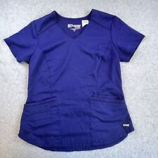 Greys Anatomy By Barco Impact Scrub Top Womens Size Medium Navy Blue Pockets, used for sale  Shipping to South Africa