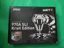 Placa-mãe MSI 970A SLI Krait Edition AM3+ AMD 970 SB950 SATA 6Gb/s USB 3.1 ATX comprar usado  Enviando para Brazil