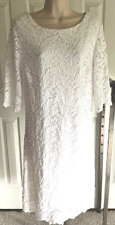 Vestido de noiva SALLY brocado elástico levantado renda branca tecido importado GG, usado comprar usado  Enviando para Brazil