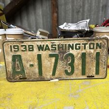 1938 washington license for sale  Port Angeles