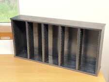 Used, Black Wooden CD Rack CD Storage Holds 125 CDs Black Ash Modern Solid Condition for sale  Shipping to South Africa