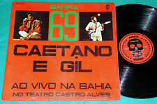 Usado, Caetano Veloso Gilberto Gil - Barra 69 Ao Vivo Bahia BRASIL 1ª prensa Lp 1972  comprar usado  Brasil 