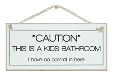 Caution kids bathroom.... for sale  CRANBROOK