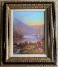 Used, RAYMOND GILRONAN Original Framed Oil Painting HIGHLANDS of WALES LAKE LANDSCAPE for sale  Shipping to Canada