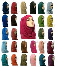  Viscose Plain Ladies Fashion Big Large Maxi Long Wide Scarf/Hijab Shawl/Wrap for sale  Shipping to South Africa