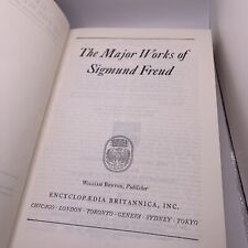 Major Works Sigmund Freud Enciclopédia Britânica Grandes Livros Antigo 1952 Capa Dura comprar usado  Enviando para Brazil