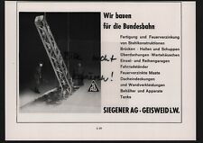 Gleisweid werbung 1960 gebraucht kaufen  Leipzig