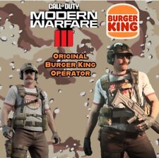 Call of Duty Modern Warfare 3 i 2 Burger King Town Operator Skin COD MW3 MW2 na sprzedaż  Wysyłka do Poland