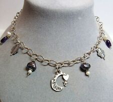 Sterling silver moon for sale  Shipping to Ireland