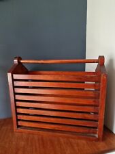wooden magazine rack for sale  Shipping to Ireland