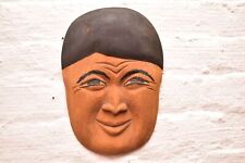 Greenland Mask Tupilak Inuit Nanortalik Carved Wood Face tupilaq SIGNED 10.25" for sale  Shipping to South Africa