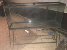 Used, Glass 55 gallon aquarium with stand and lid  for sale  Forest Hill
