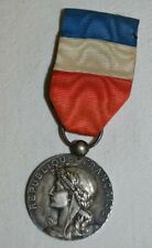 Médaille argent république d'occasion  Sainte-Colombe