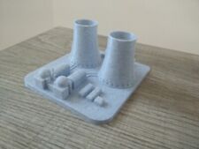 Reactor de planta de energía nuclear y torres de refrigeración modelo arquitectónico impreso en 3D, usado segunda mano  Embacar hacia Argentina