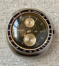 Seiko 6138-0011 UFO relógio cronógrafo automático vintage masculino preto temporizador de velocidade comprar usado  Enviando para Brazil