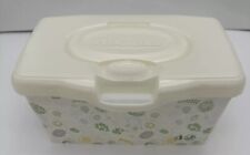 EMPTY Huggies Pop Up Baby Wipes Container Green Yellow Gray Leaf Refillable for sale  Shipping to South Africa