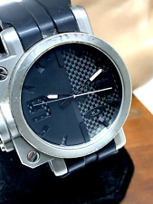 Oakley Gearbox relógio masculino suíço quartzo caixa de titânio mostrador preto pulseira de borracha, usado comprar usado  Enviando para Brazil