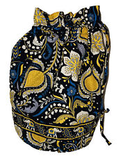 Bolsa de maquiagem Vera Bradley azul paisley forrada com cordão cosmética Ditty comprar usado  Enviando para Brazil