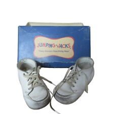 Usado, Sapatos Jumping Jacks Baby Boot Cuddler caixa original vintage branco comprar usado  Enviando para Brazil