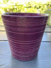 Used, Glazed in and out Aubergine Colour Plant Pot florist display  for sale  EDGWARE