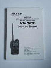 Yaesu vx3 manual for sale  PLYMOUTH