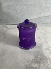 Purple glass container for sale  USA