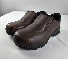 Calzado de seguridad Nautilus N1620 zapatos de trabajo punta de acero marrón oscuro para hombre talla 10,5M segunda mano  Embacar hacia Argentina