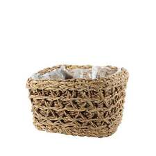 Square seagrass basket for sale  LONDON