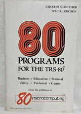 Programs trs 80 for sale  Cut Off