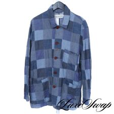 Used, #1 MENSWEAR Universal Works Denim Chambray Patchwork Unlined Chore Coat XXL NR for sale  Oyster Bay